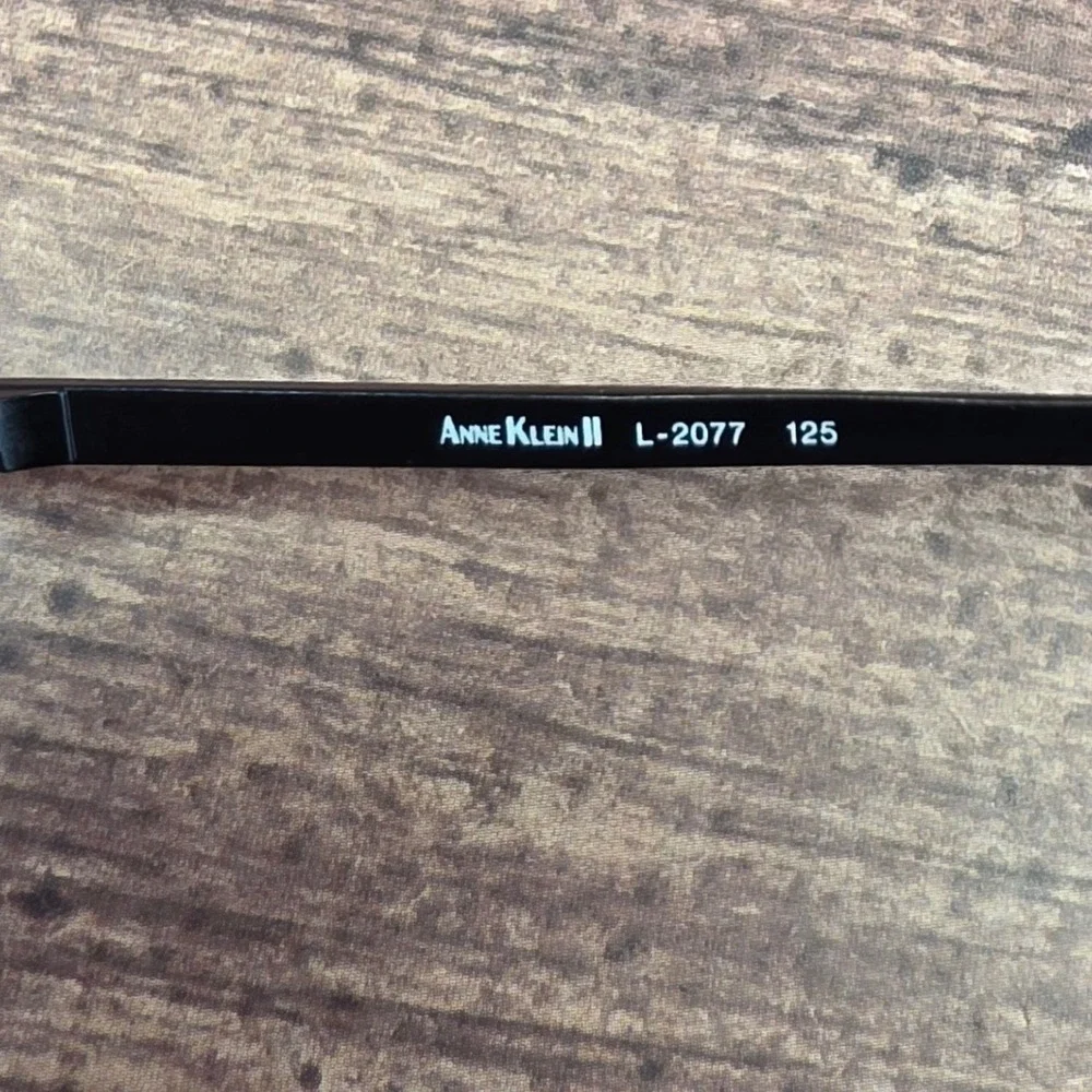 Anne Klein II L-2077 Round Metal Eyeglass Frames Japan 49-20-125 Pewter 044